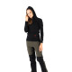Women's Merino Sonatra Long Sleeve Hoodie Black