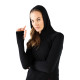 Women's Merino Sonatra Long Sleeve Hoodie Black