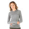 Women's Merino Sonatra Long Sleeve Hoodie Gray