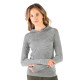 Women's Merino Sonatra Long Sleeve Hoodie Gray