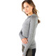 Women's Merino Sonatra Long Sleeve Hoodie Gray