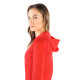 Women's Merino Sonatra Long Sleeve Hoodie Red