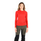 Women's Merino Sonatra Long Sleeve Hoodie Red
