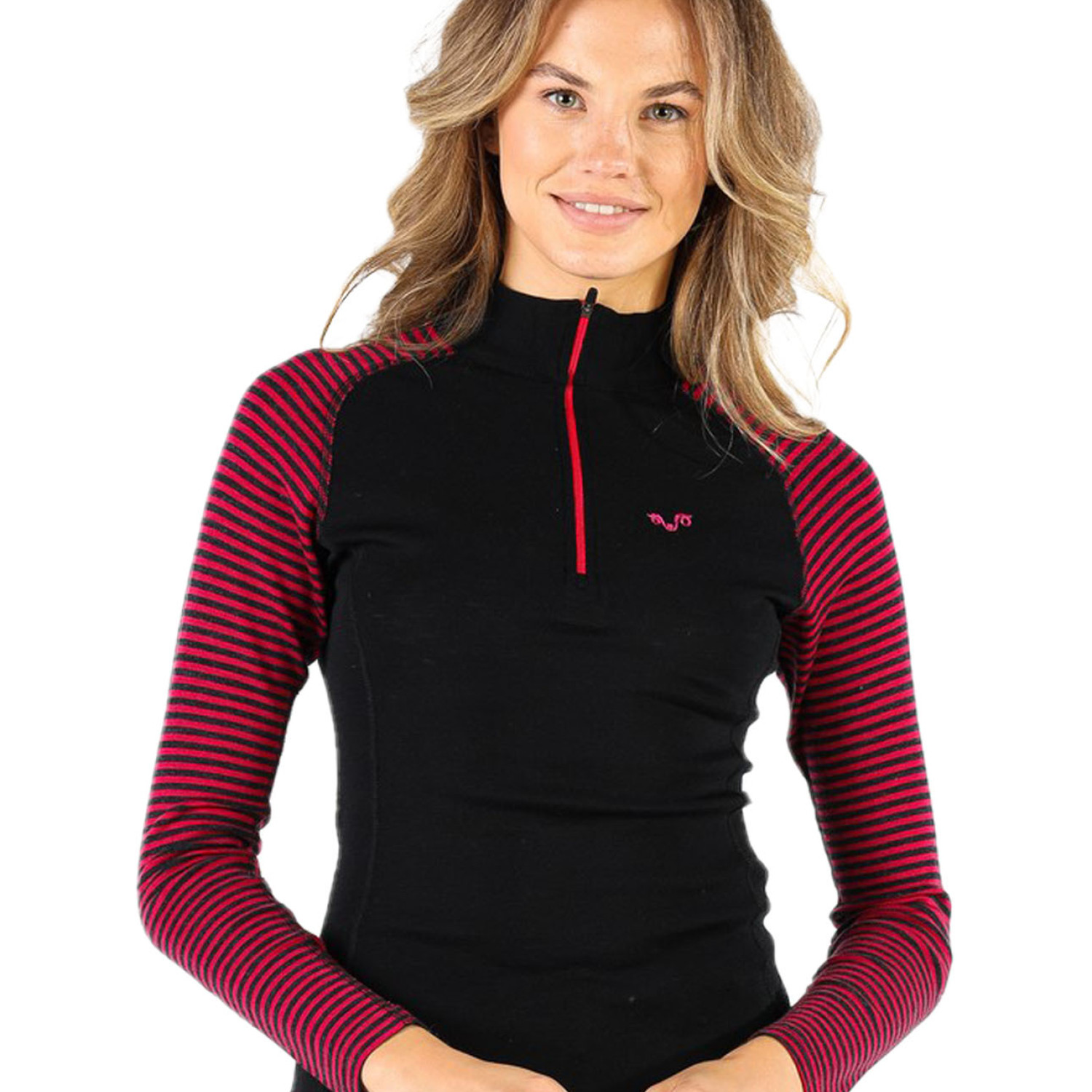 Women's Merino Yuli Long Sleeve Top Base Layer Black