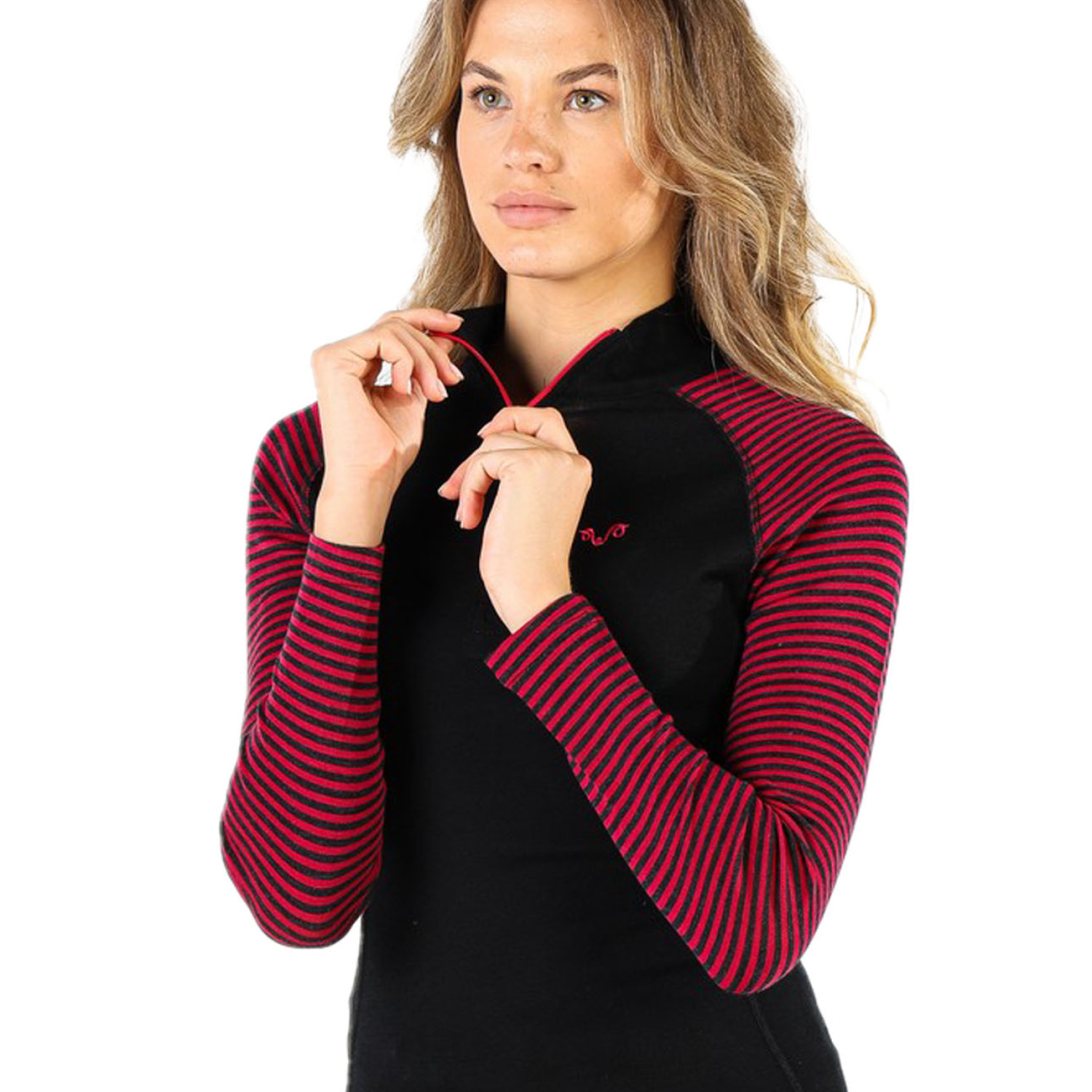 Women's Merino Yuli Long Sleeve Top Base Layer Black