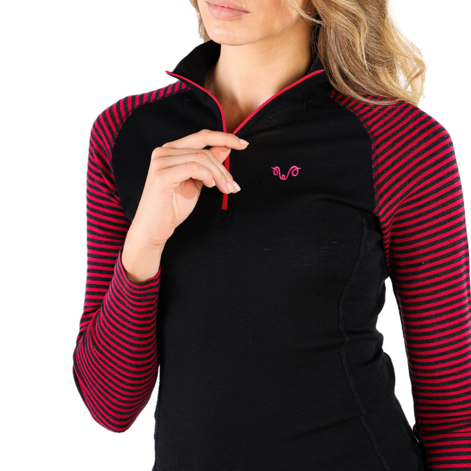 Women's Merino Yuli Long Sleeve Top Base Layer Black