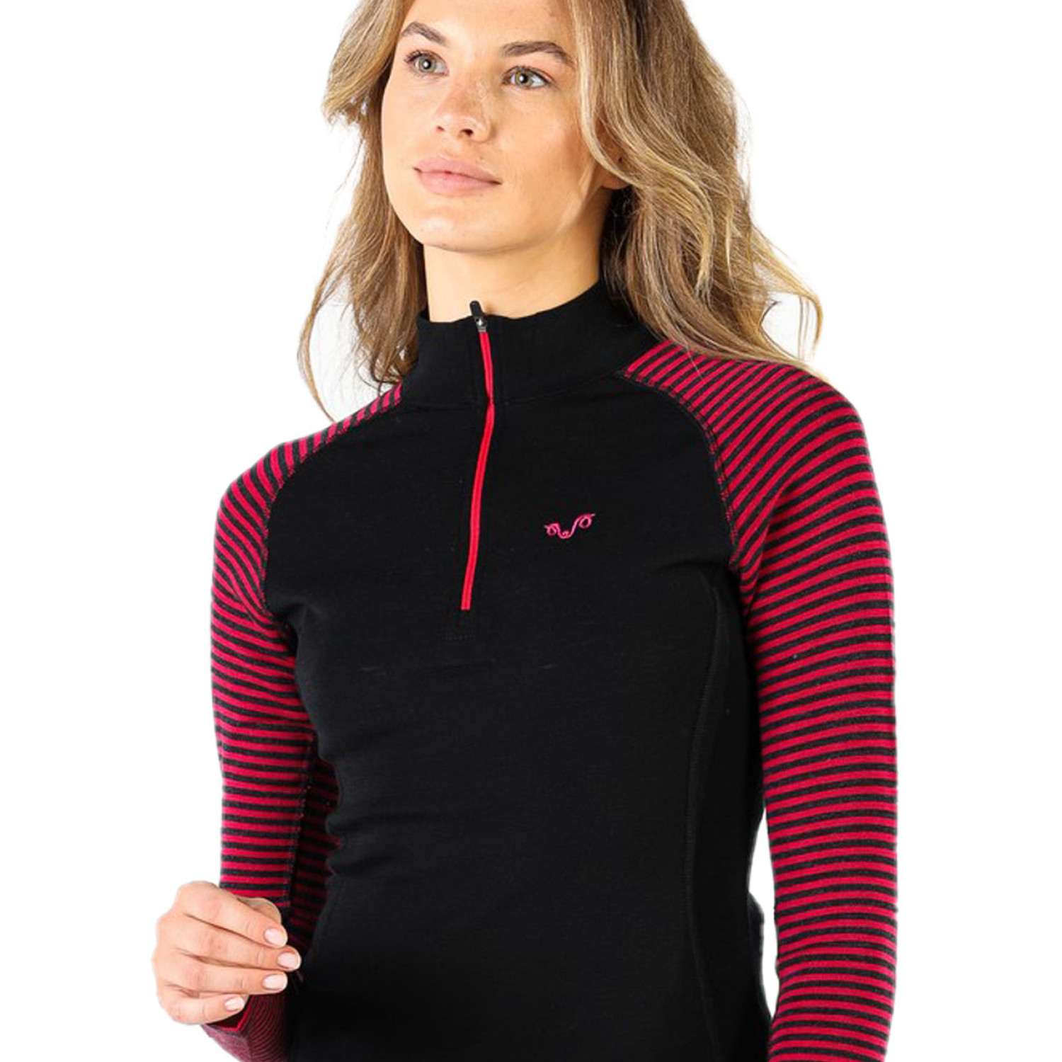Women's Merino Yuli Long Sleeve Top Base Layer Black