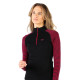 Women's Merino Yuli Long Sleeve Top Base Layer Black