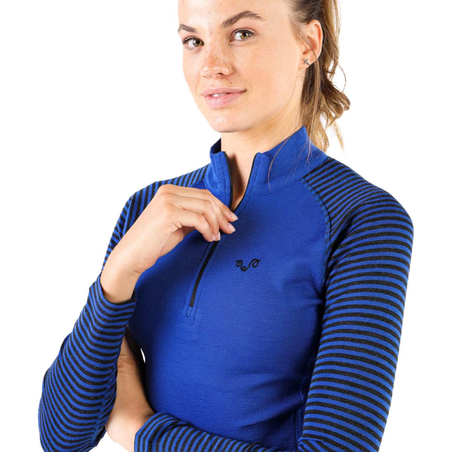 Women's Merino Yuli Long Sleeve Top Base Layer Blue