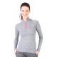 Women's Merino Vega Long Sleeve Top Base Layer Gray