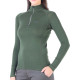Women's Merino Vega Long Sleeve Top Base Layer Green