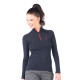 Women's Merino Vega Long Sleeve Top Base Layer Antharacite