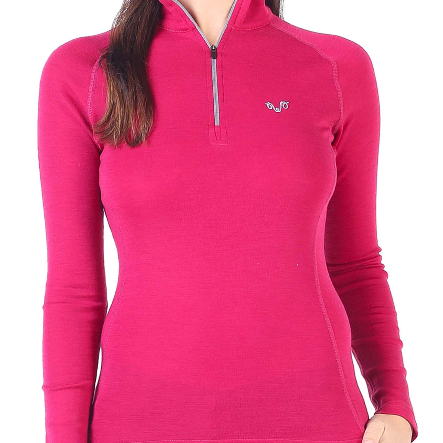 Women's Merino Vega Long Sleeve Top Base Layer Pink